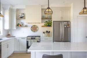 Kitchen renovation completed in Parksville by Streamside Homes Inc.